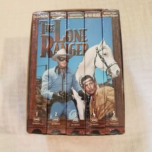 The Lone Ranger VHS Box Set Collector Series 5 Pack Sealed See Description